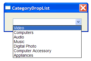 CategoryDropList