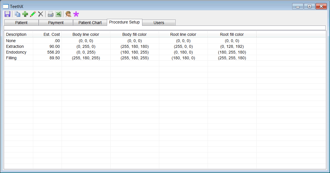 ProcedureSetupTab