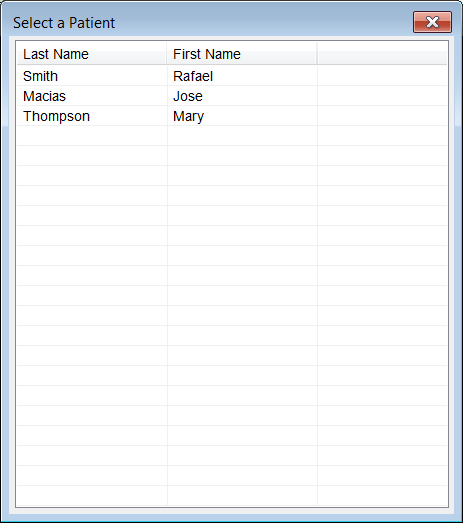 SelectPatientDlg