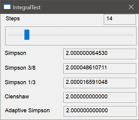 IntegralTestRun